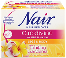 Nair™ Cire Divine Gardenia No-strip Wax