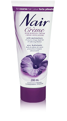Nair™ Crème for Coarse Hair with Moisturizing Grape Seed Oil & Softening Mallow