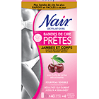 Bandes de cire Prêtes de Nair pour les jambes et le corps avec huile de cerise adoucissante