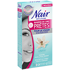 Bandes de cire Prêtes de Nair pour le visage avec lys blanc adoucissant