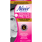 Bandes de cire Prêtes de Nair pour le visage et le Bikini avec huile de son de riz de source 100 % naturelle