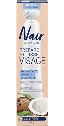 Nair Préparez et lissez le lait de coco sensible