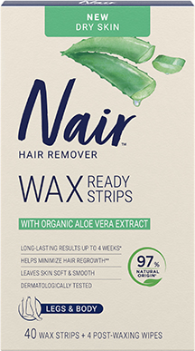 Nair Wax Ready Strips With Organic Aloe Vera Extract