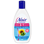 Nair™ 3 in 1 Hair Remover Lotion for Sensitive Skin and All Hair Types with Sunflower Seed Oil and Green Tea Extract