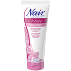 Crème NAIR &ndash; Formule douce pour peau sensible avec huile d’amande douce hydratante et huile pour bébé adoucissante